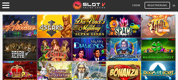 SlotV Spiele 