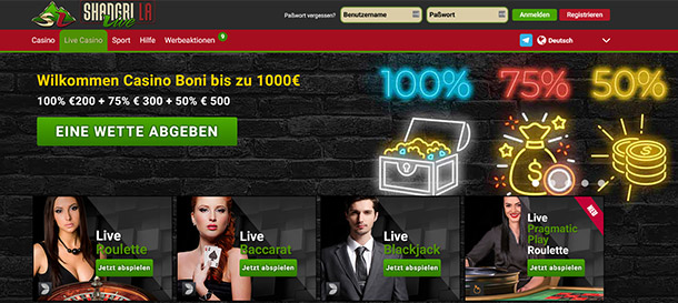 Shangri La Live Casino Livecasino