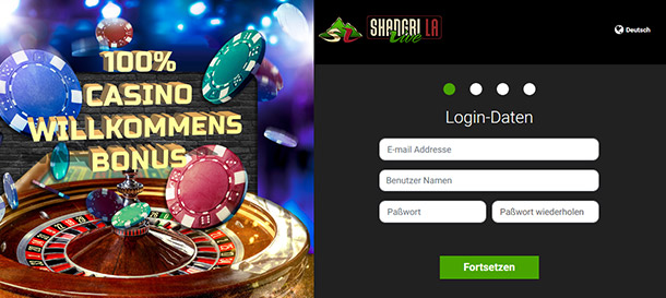 Shangri La Live Casino Anmeldung