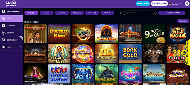 Wildjackpots Casino Erfahrungsbericht