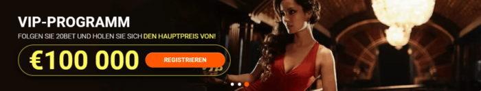 20bet VIP Programm