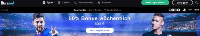 librabet bonus code