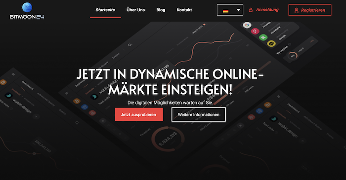 Die offizielle Homepage von BitMoon24