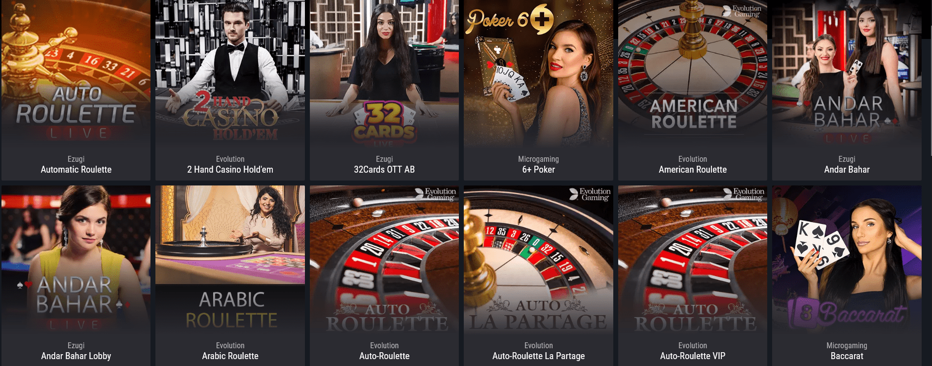 Cobra Live Casino