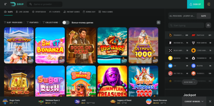 Drip Casino Slot Games