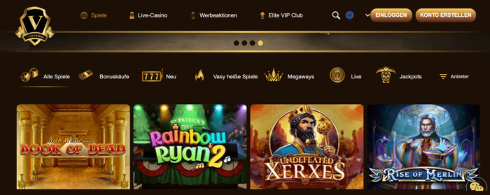 Vasy Casino – Abzocke oder seriös??