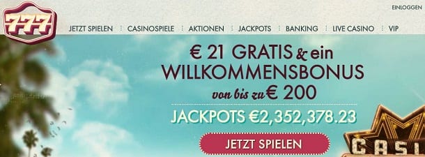 Im 777 Casino No Deposit Casino kassieren