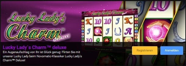 Novoliner Lucky Lady’s Charm bei Stargames 