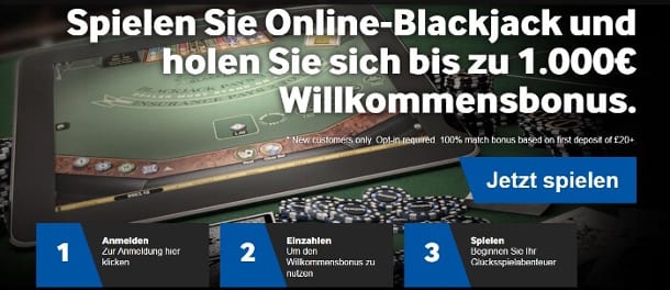 Betway Black Jack: 44 Versionen