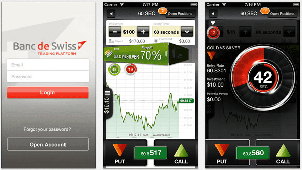 Banc de Swiss iPhone App