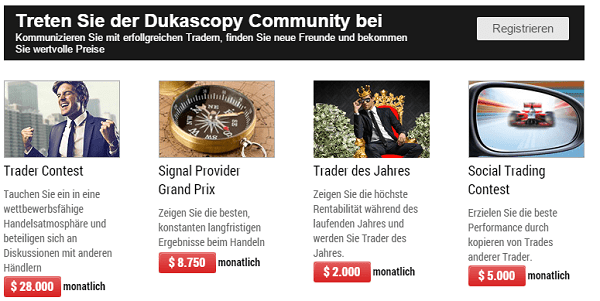 Auszahlungen Dukascopy Community