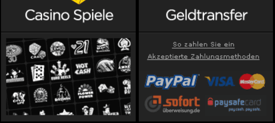 Echtgeld Online Casino mit PayPal
