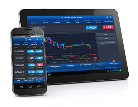 Handel von unterwegs mit FXCM