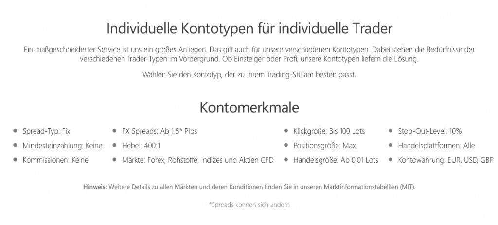 Forex vergleich deutschland