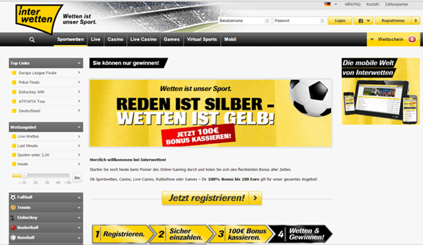 Interwetten Einzahlungsbonus