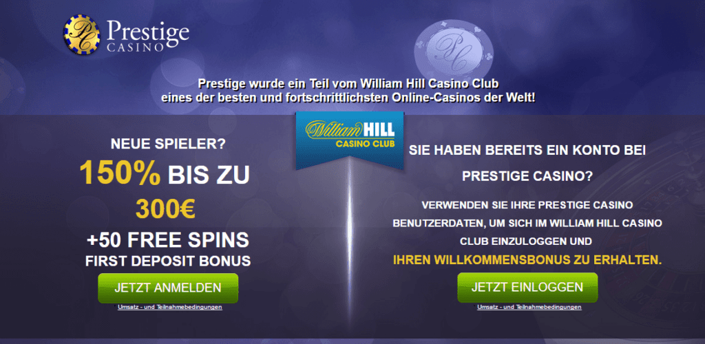 Prestige Casino Gutscheincode