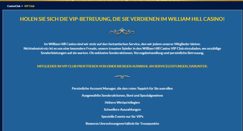 Der VIP Casino Club