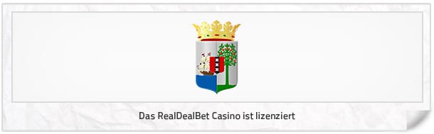 RealDealBet_Lizenz