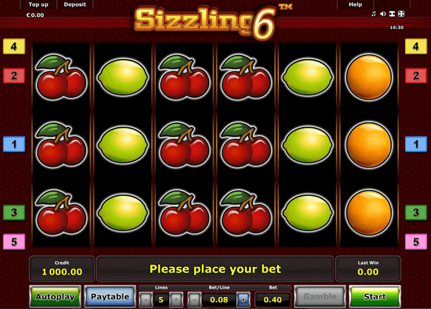 Sizzling Hot mit PayPal spielen: Frucht-Symbole „Lucky Seven“