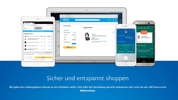 Sicher schnell PayPal Einzahlung