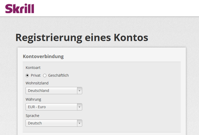 Binäre Optionen mit PayPal und Skrill