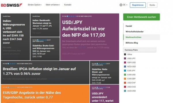 Marktnachrichten zum Nulltarif.