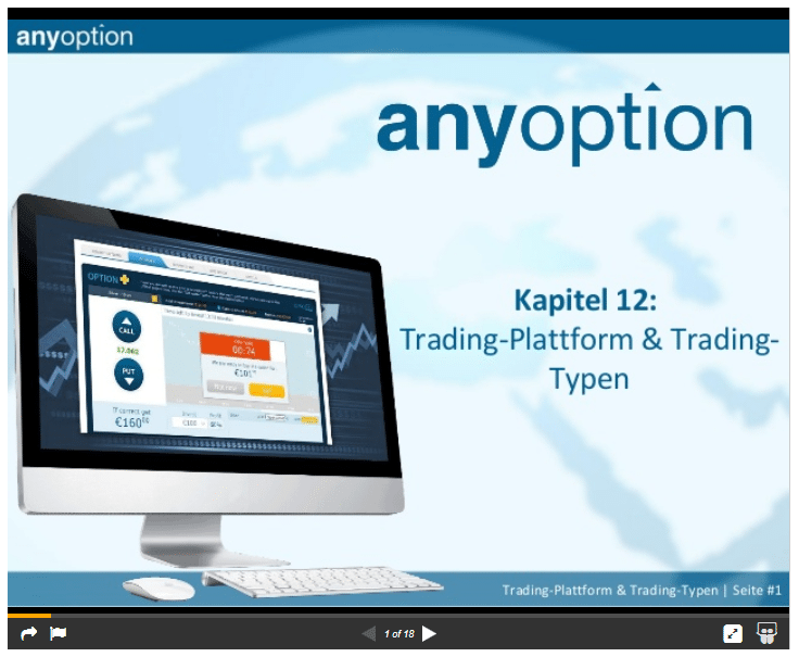 Trading-Plattform leicht erklärt im anyoption Video