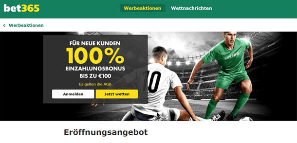 bet365 Aktionscode