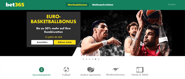 bet365 Basketballbonus