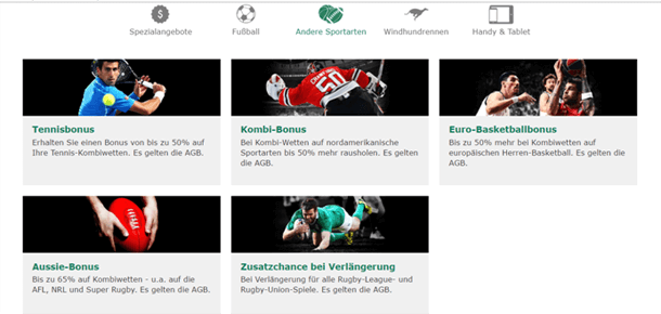 bet365 Andere Sportarten