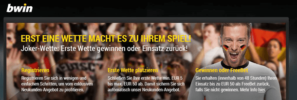 bwin Wettbonus auf einen Blick