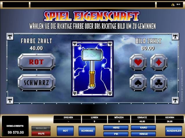 Dualer Bonuslevel beim Online Thunderstruck-Slot